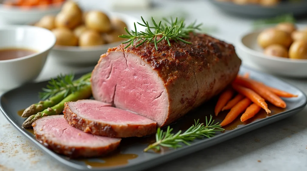 Eye round roast cooking